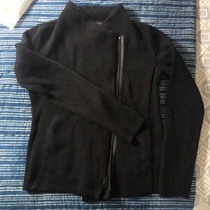 Vince Small black wool sweater / jacket